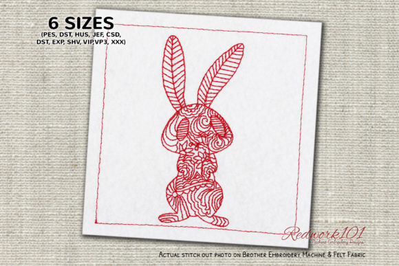 Bunny Zentangle