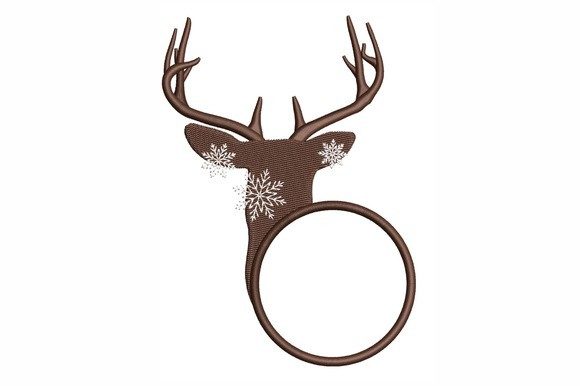 Deer Monogram Frame