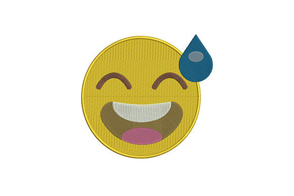 Face with Sweat Emoji