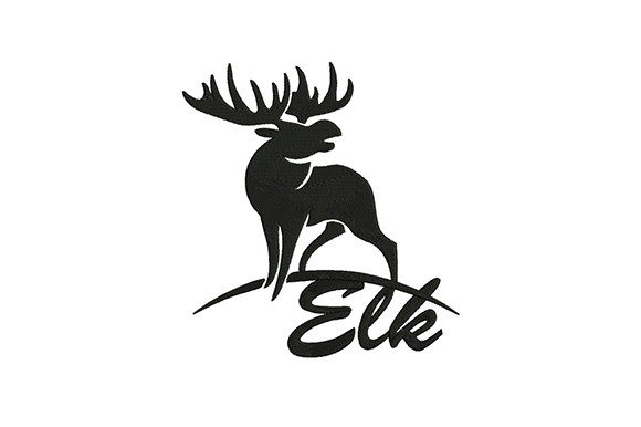 Silhouette Elk
